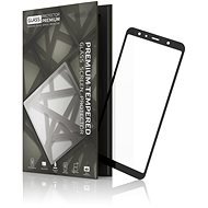 Tempered Glass Protector Rámčekové na Samsung Galaxy A7, Čierne - Ochranné sklo