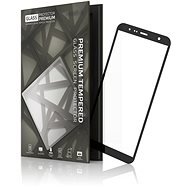 Tempered Glass Protector Samsung Galaxy J4+/J6+ készülékhez fekete - Üvegfólia