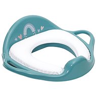 Baby toilet seat soft Meteo - turquoise - Children's toilet training seat