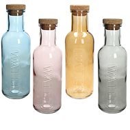 Tognana POP Glasflasche mit Verschluss 1 l - Trinkflasche