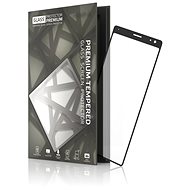 Tempered Glass Protector Frame for Sony Xperia 10 Plus Black - Glass Screen Protector
