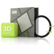 Tempered Glass Protector for Samsung Watch Active - 3D GLASS, Black - Glass Screen Protector