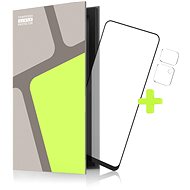 Tempered Glass Protector Schutzrahmen für Xiaomi Redmi Note 11S 5G + Kamera Glas - schwarz - Schutzglas