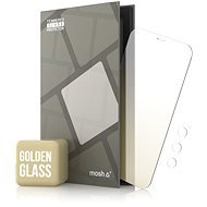 Tempered Glass Protector zrkadlové na iPhone 12/12 Pro, Zlaté + sklo na kameru - Ochranné sklo
