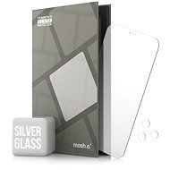 Tempered Glass Protector zrkadlové na iPhone 12 Pro Max, Strieborné + sklo na kameru - Ochranné sklo