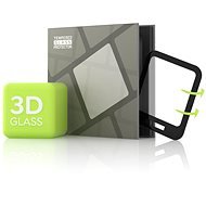 Edzett üveg védőelem az Amazfit Bip U / Bip U Pro készülékhez - 3D ÜVEG, fekete - Üvegfólia
