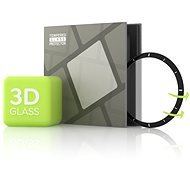 Edzett üveg védőelem az Amazfit GTR 2e készülékhez - 3D ÜVEG, fekete - Üvegfólia