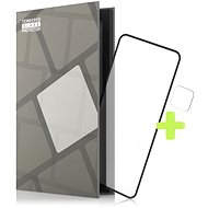 Tempered Glass Protector Frame for LG K52, Black + Camera Glass - Glass Screen Protector