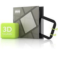 Tempered Glass Protector für Fitbit Versa 2 - 3D GLASS - schwarz - Schutzglas