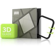 Gehärteter Glasschutz für Apple Watch 5 44mm - 3D GLASS, Schwarz - Schutzglas