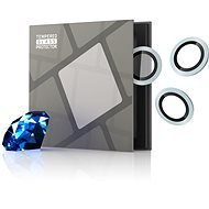 Tempered Glass Protector zafírové pre kameru iPhone 13 Pro/13 Pro Max, 0,3-karátové, modré - Ochranné sklo na objektív