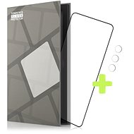 Tempered Glass Protector Bezel for Samsung Galaxy S22, Black + Camera Glass (Case Friendly) - Glass Screen Protector