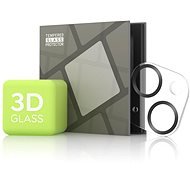 Tempered Glass Protector iPhone 13 mini / 13 kamerához - 3D Glass, fekete (Case friendly) - Kamera védő fólia