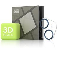 Tempered Glass Protector pre kameru iPhone 13 mini/13 – 3D Glass, modré (Case friendly) - Ochranné sklo na objektív