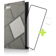 Tempered Glass Protector bezel for POCO F4, black + camera glass - Camera Glass