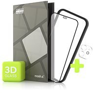 Gehärteter Glasschutz für iPhone 12 mini, 3D + Kameraglas + Einbaurahmen, Case Friendly - Schutzglas