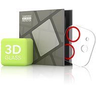Tempered Glass Protector für die iPhone 11 / 12 mini Kamera, rot - Objektiv-Schutzglas