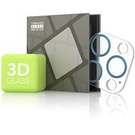 Tempered Glass Protector iPhone 12 Pro készülékhez, kék - Kamera védő fólia