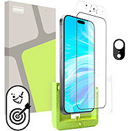 Tempered Glass Protector pro iPhone 17e / 16e (SAMOINSTALAČNÍ APLIKÁTOR) + sklo na kameru - Glass Screen Protector