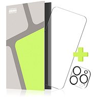 Tempered Glass Protector for iPhone 15 Pro + camera glass (compatible with the case) - Glass Screen Protector