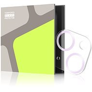 Tempered Glass Protector für iPhone 14 / 14 Plus - 3D Glass - lila - Objektiv-Schutzglas