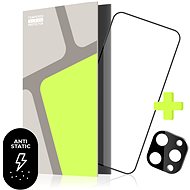 Tempered Glass Protector for iPhone 16 Pro + camera glass (with adhesive layer to repel dust) - Glass Screen Protector