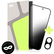 Tempered Glass Protector for iPhone 16 Plus, PRIVACY + camera glass (Case Friendly) - Glass Screen Protector