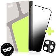 Tempered Glass Protector for iPhone 16 Pro, PRIVACY + camera glass (Case Friendly) - Glass Screen Protector