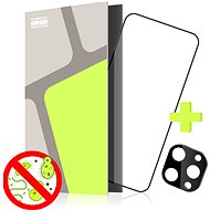 Tempered Glass Protector for iPhone 16 Pro Max ANTIBACTERIAL + camera glass (Case Friendly) - Glass Screen Protector