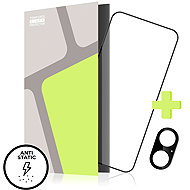 Tempered Glass Protector for iPhone 17, with adhesive ESD layer to repel dust (CaseFriendly) - Glass Screen Protector
