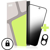 Tempered Glass Protector for iPhone 17, PRIVACY GLASS + camera glass (CaseFriendly) - Glass Screen Protector