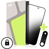 Tempered Glass Protector for iPhone Air, PRIVACY GLASS + camera glass (CaseFriendly) - Glass Screen Protector