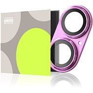 Tempered Glass Protector for iPhone 16 / 16 Plus (Case Friendly) pink - Camera Glass