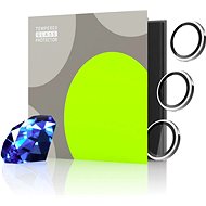 Tempered Glass Protector sapphire for Samsung Galaxy S24 / S23 / S23+, black (0.5 carat) - Camera Glass