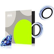 Tempered Glass Protector Sapphire for iPhone 15 / 15 Plus / 14 / 14 Plus, Black (0.5 Carat) - Camera Glass
