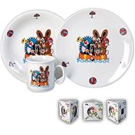 THUN Baby Dining Set 3pcs Little Mole in Gift Box - Children's Dining Set