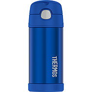 THERMOS FUNtainer Children's Thermos with Straw 0.355L, Blue - Children's Thermos