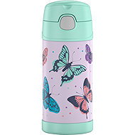 THERMOS FUNtainer Children's Thermos with Straw 0.355L, Butterfly - Children's Thermos