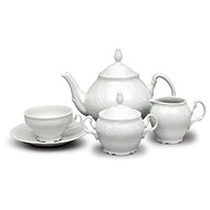 Thun Tea Set BERNADOTTE I., White, Undecorated - Tea Set