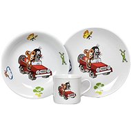 Thun plate + bowl + cup for kids KRTEK A AUTO - Children's Dining Set