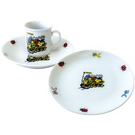 Genex plate + bowl + cup for children DRAGON - Children's Dining Set