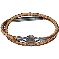 Timberland Men's Double Leather Bracelet Brown - Bracelet