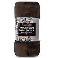 TIPTRADE Microplush blanket EXCLUSIVE 150 × 200 - Brown - Blanket