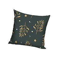 TipTrade Christmas cover 40 × 40 cm, Grey mistletoe charm - Pillowcase