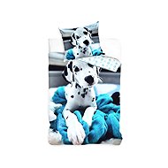 TipTrade Sheets photo print Dog Dalmatin 140 × 200, 70 × 90 cm - Bed Linen
