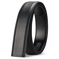 Leather belt without buckle - black - Belt