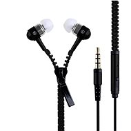 Zippered headphones black - Headphones
