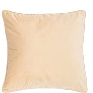TISECO Polštářek Mikrosamet 45 × 45 cm, pískový  - Pillow