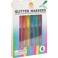Tiger Tribe Glitter Markers marker set - Felt Tip Pens