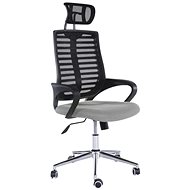 TEMPO KONDELA Flore black / gray - Office Armchair